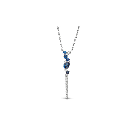 Bird Sapphire Necklace