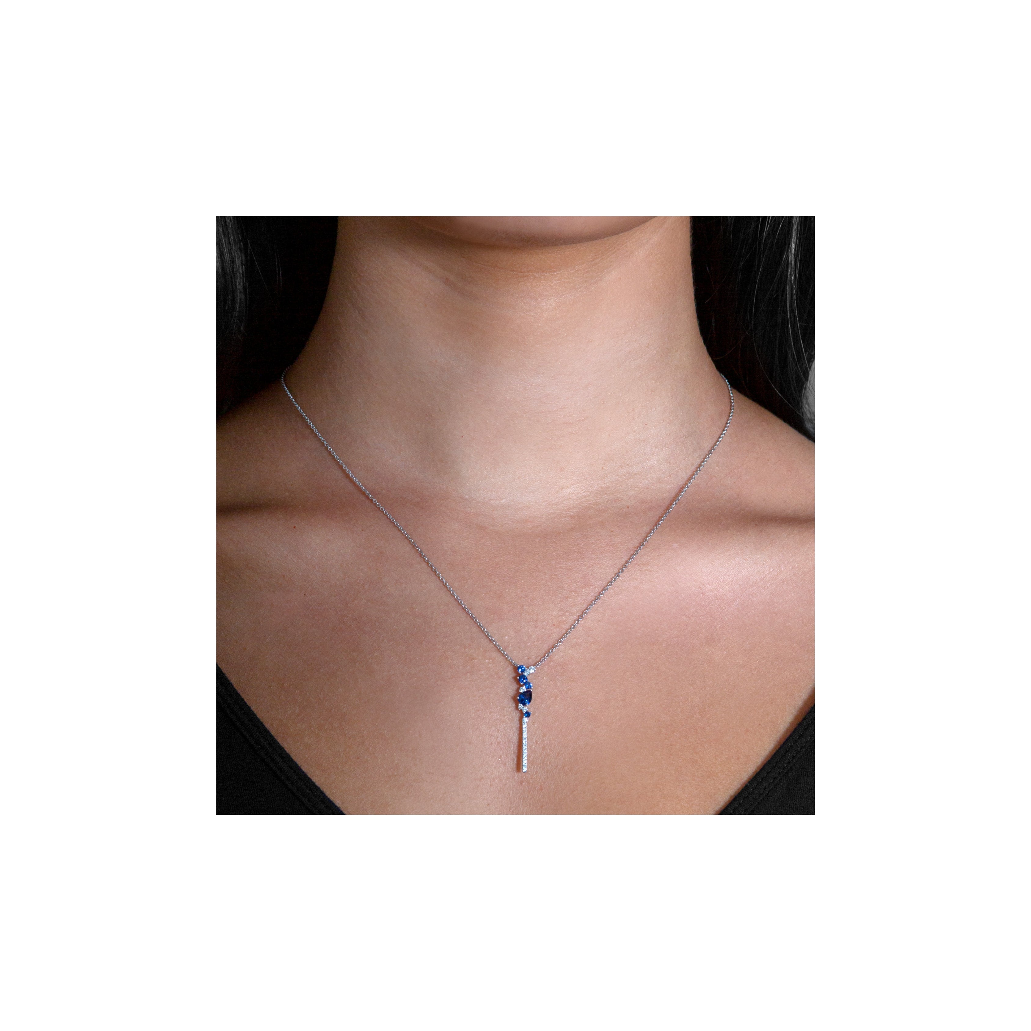 Bird Sapphire Necklace