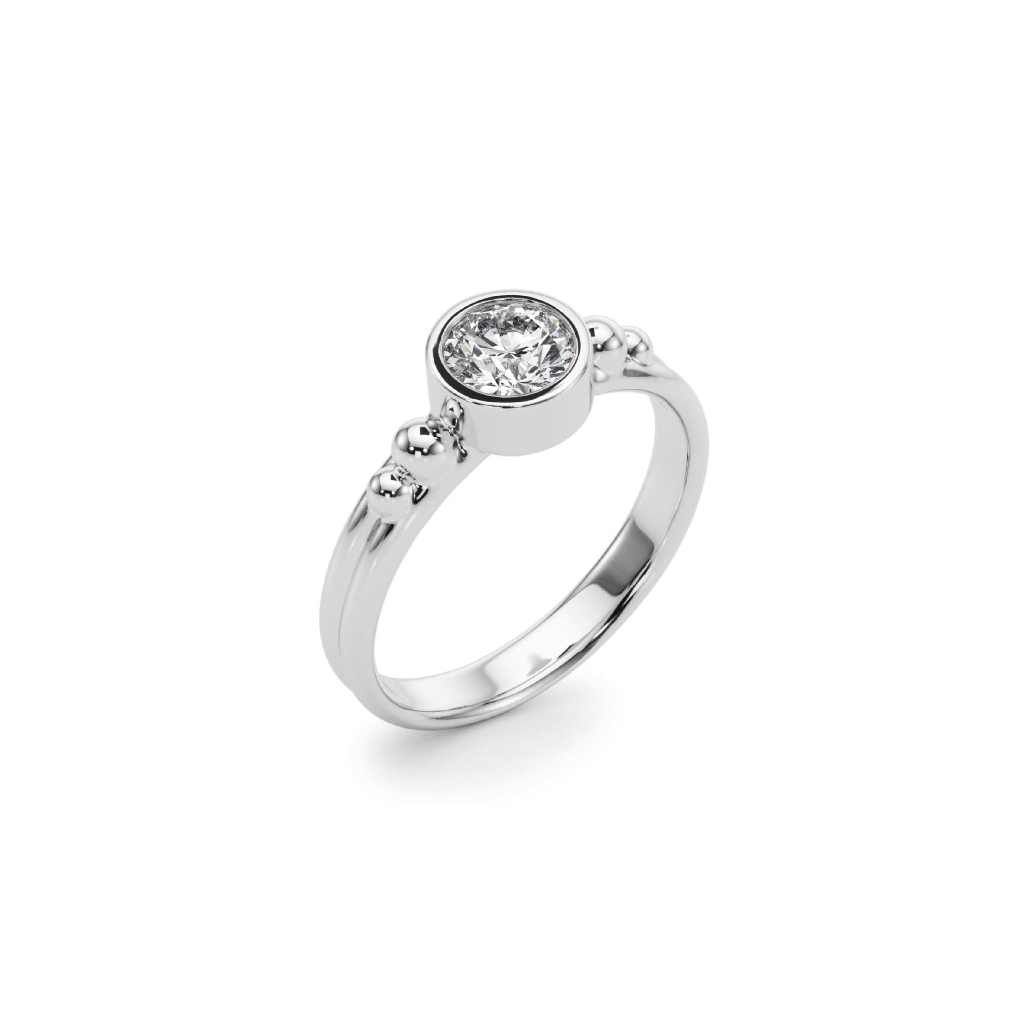 MAMA DIAMOND RING WHITE