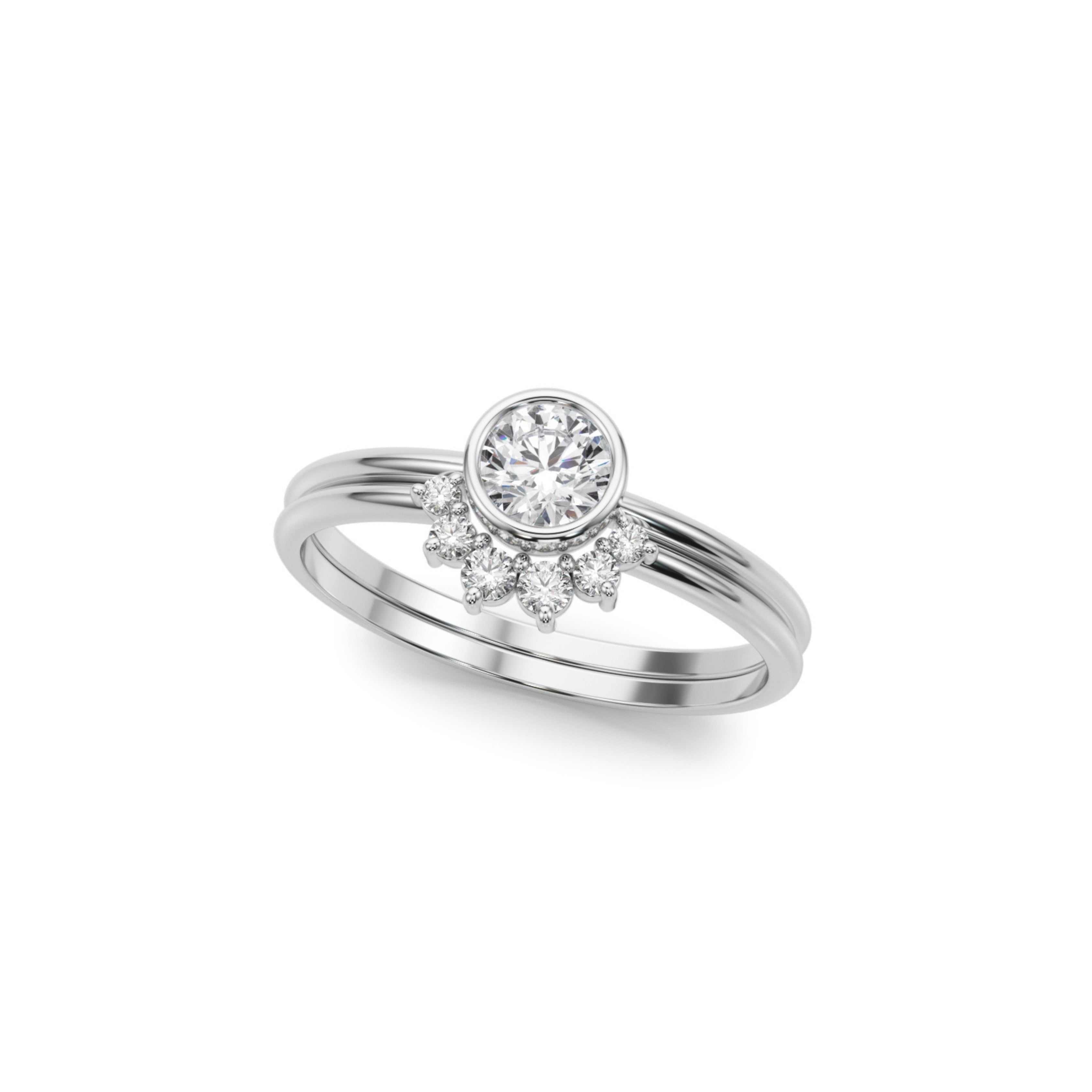 NONNA DIAMOND RING WHITE