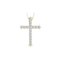 CRUCIFIX PEDANT YELLOW