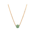 DWARF LAVA NECKLACE LIGTH GREEN