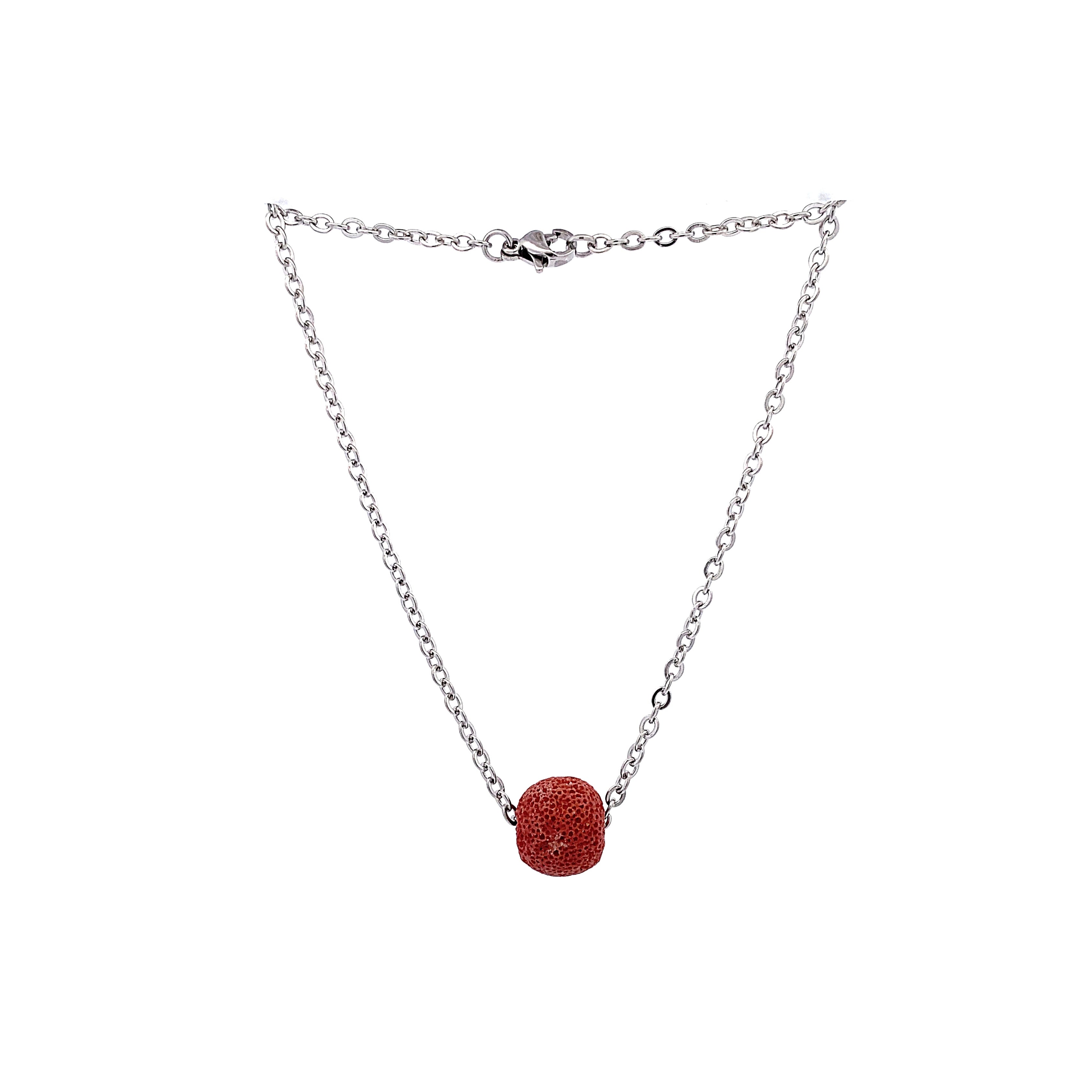 DWARFS LAVA NECKLACE RED 