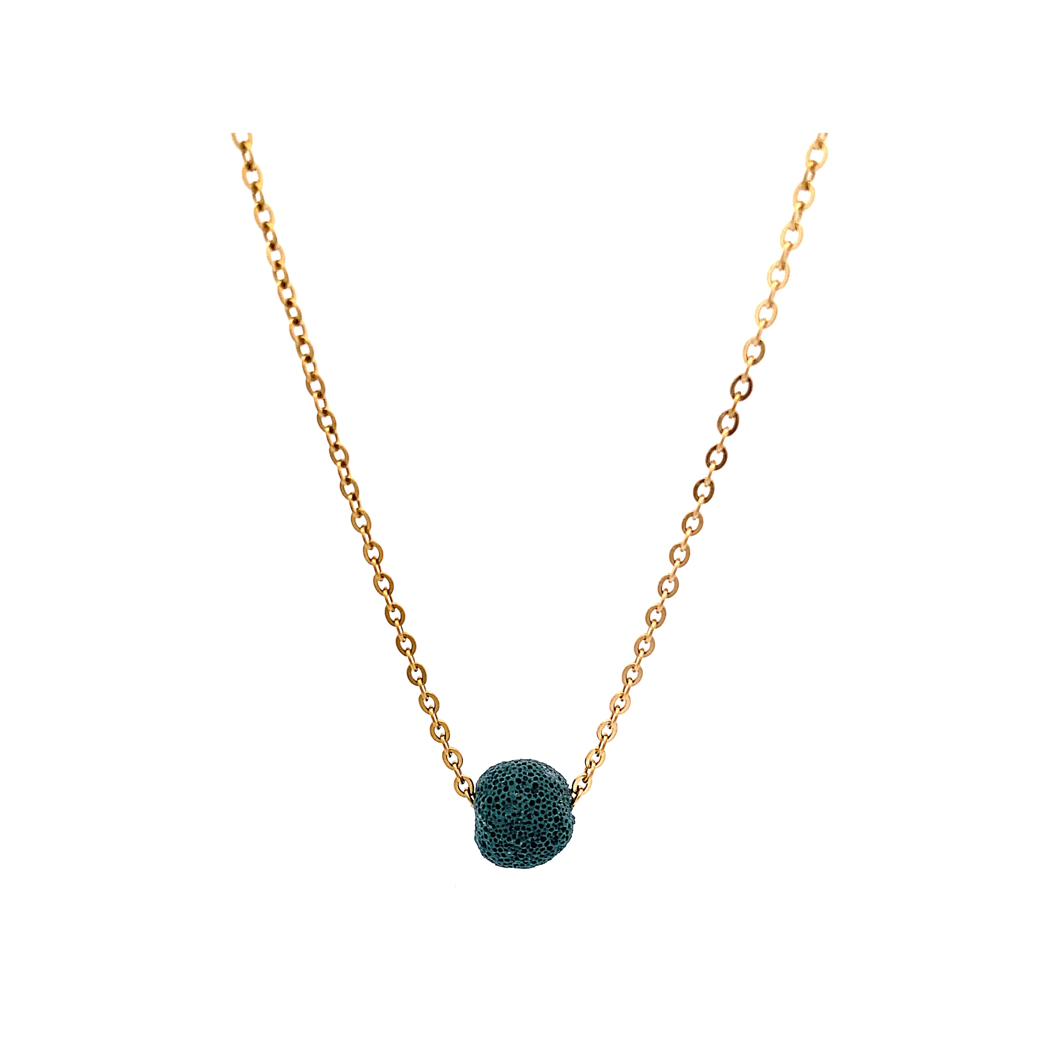 DWARF LAVA NECKLACE DARK GREEN
