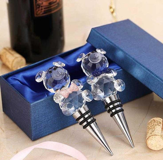 BEAR Crystal Bottle Stopper - MIKING LLC