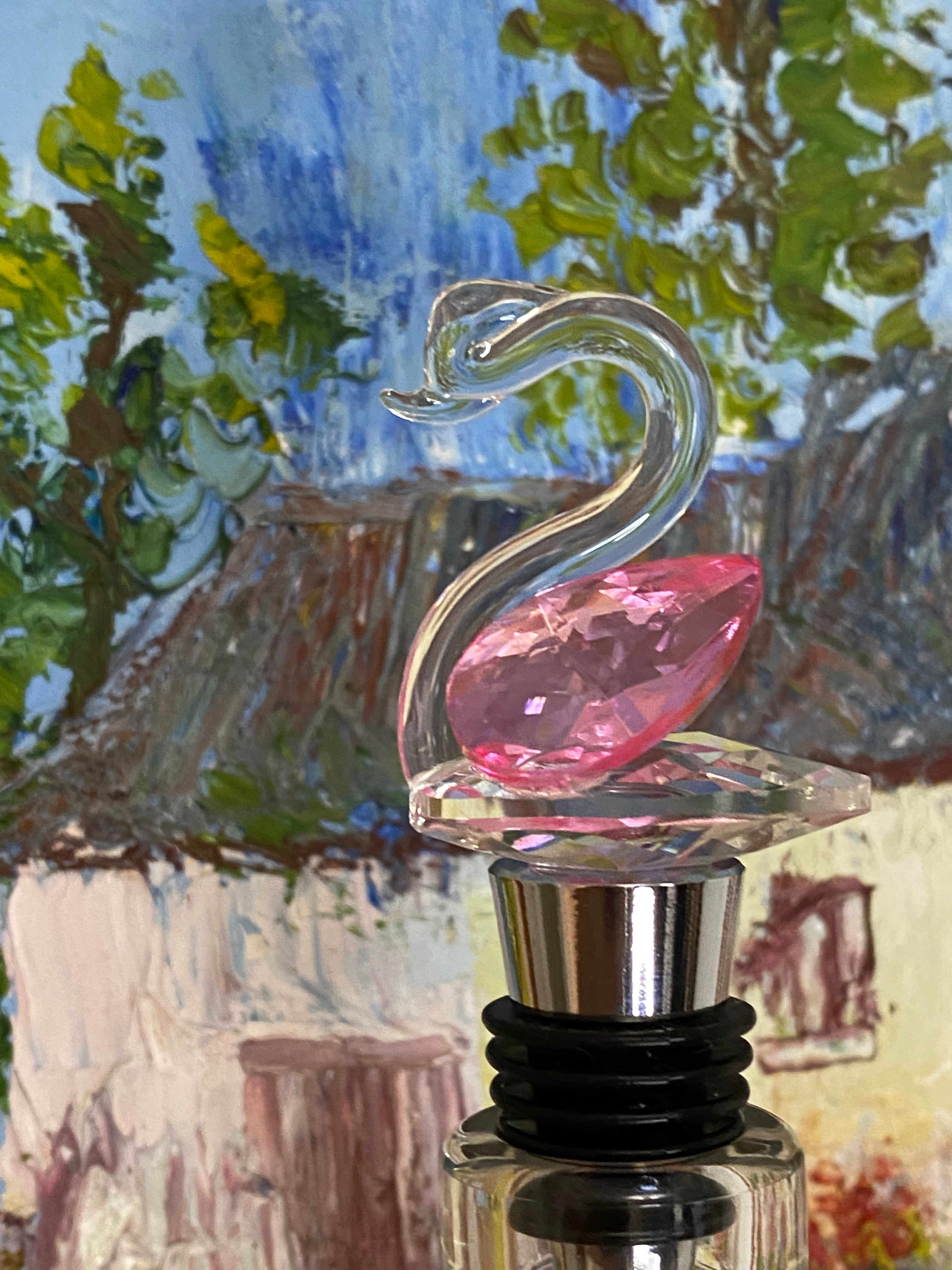 SWAN Wine Crystal Bottle Stopper - MIKING LLC